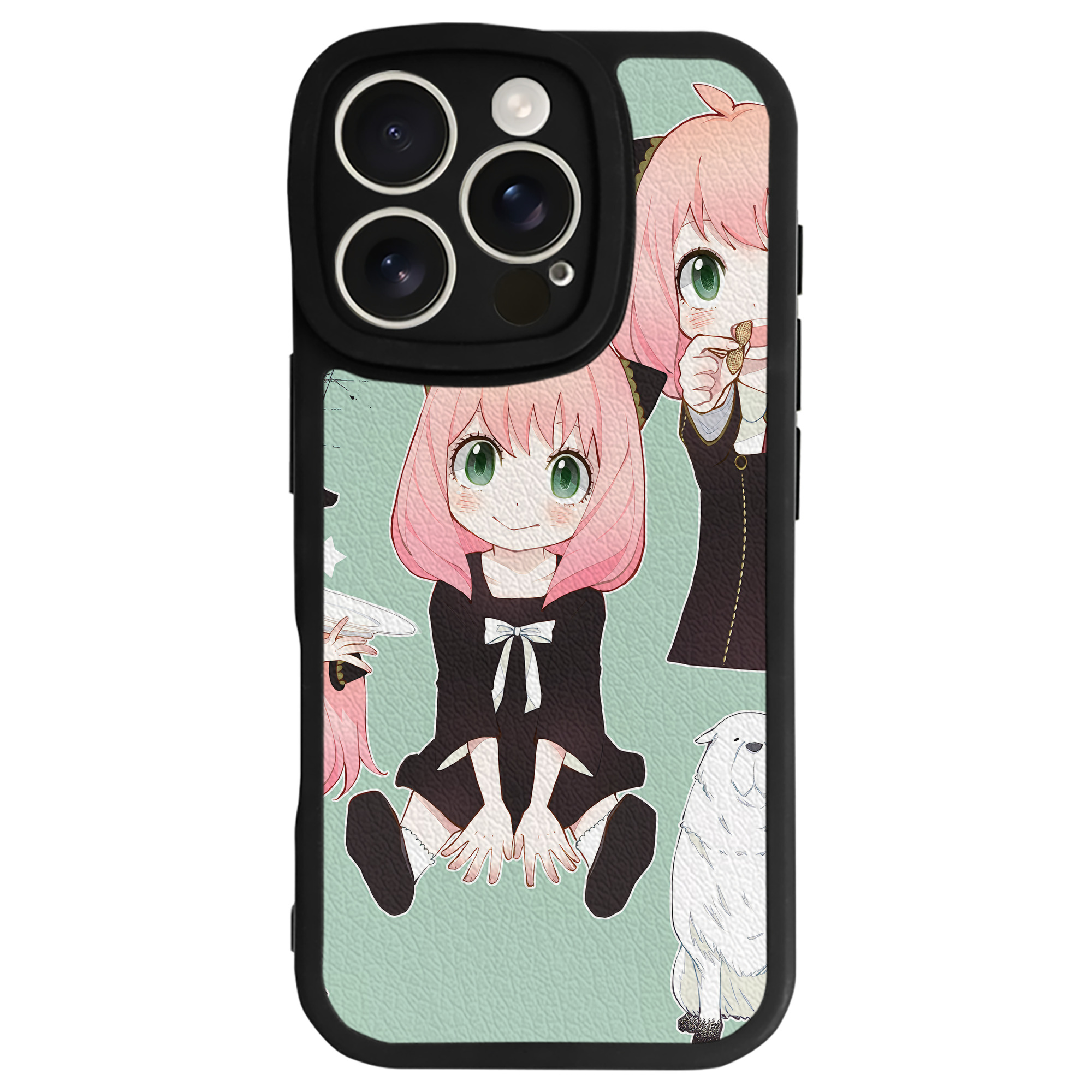 （画像用） SPY×FAMILY间谍家家酒 【iPhone 16シリーズ対応】シリコンスマホケース（レザー調） 材質：シリコン